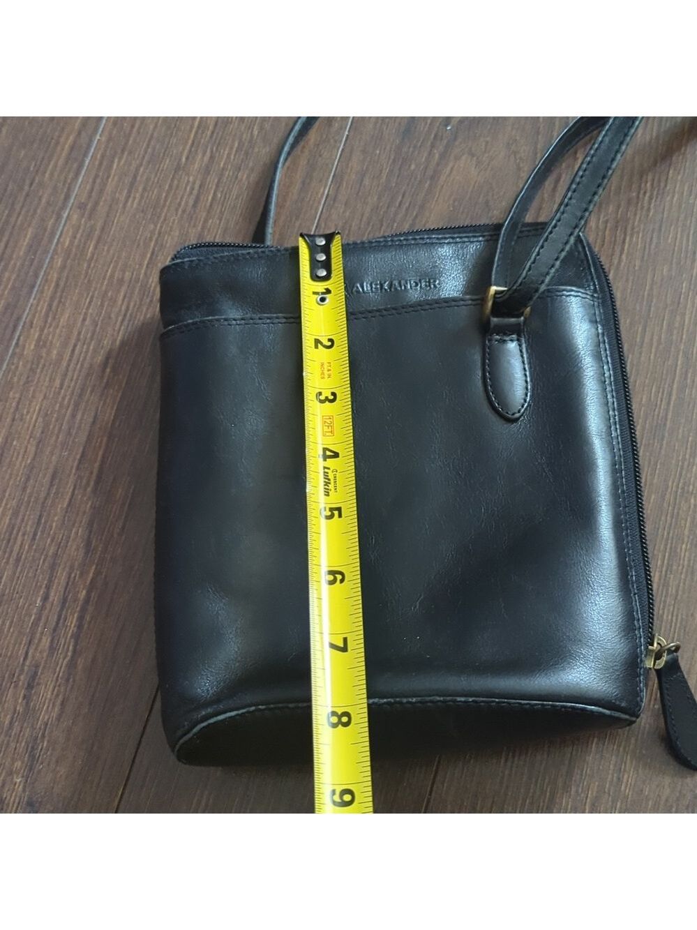 Derek Alexander CENTRAL PARK Small Two Sided Zipped Cross-body Bag - Picture 8 of 11